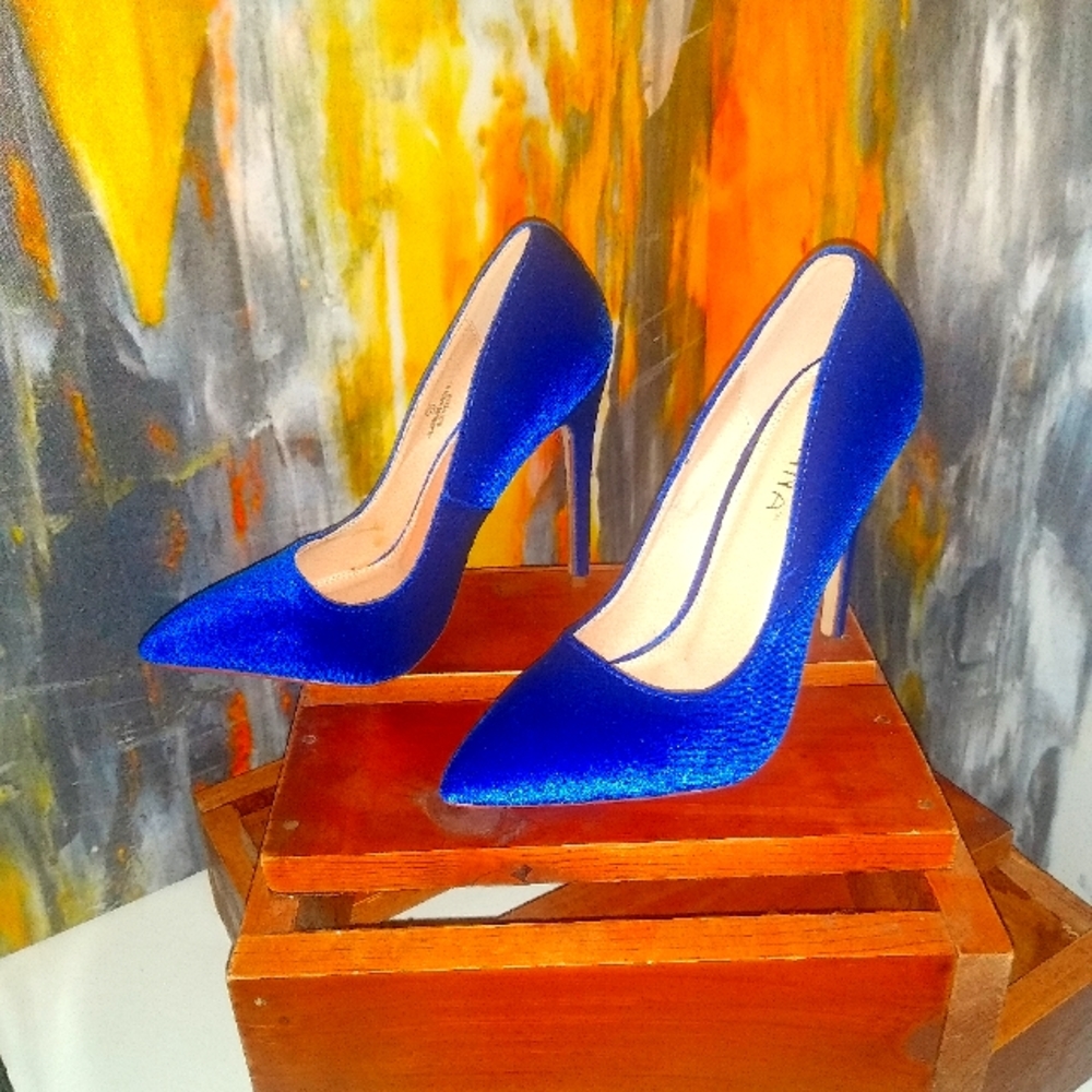 Liliana Velvet Pointy Toe Stiletto Pump